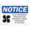 Signmission OSHA Sign, X-Ray Instrument Operators Are With, 10in X 7in Rigid Plastic, 10" W, 7" H, Landscape OS-NS-P-710-L-19078 - alternate 1